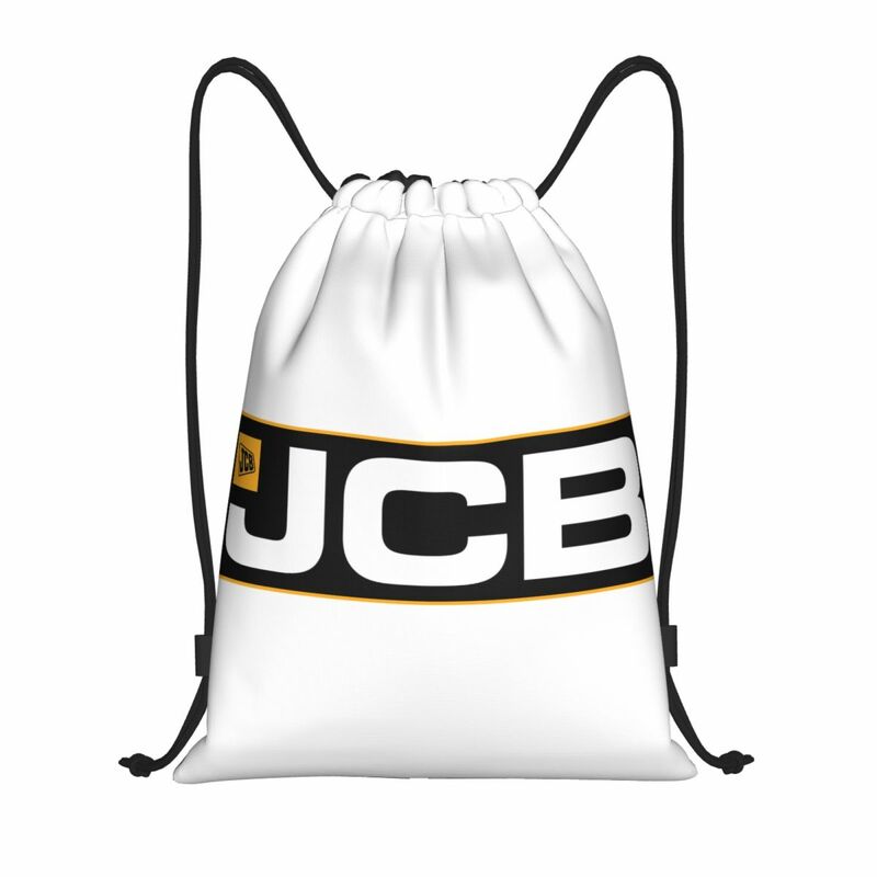 Benutzer definierte jcb Kordel zug Taschen zum Einkaufen Yoga Rucksäcke Männer Frauen Sport Gym Sackpack