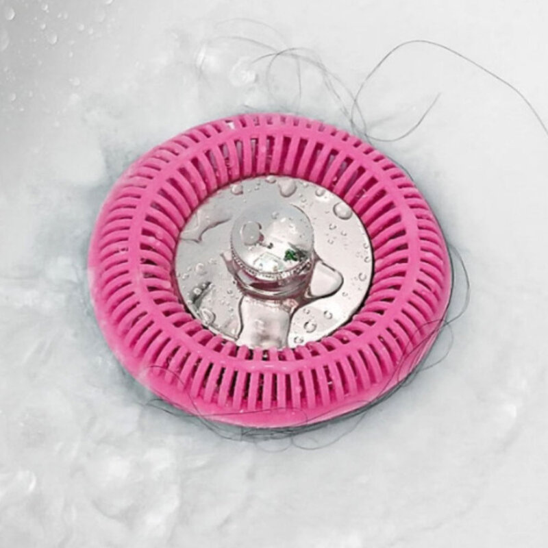 Anello vasca da bagno filtro di scarico per capelli Catcher vasca di scarico protettore