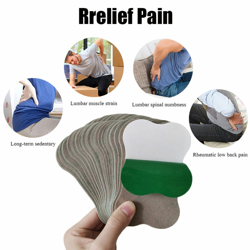 Parche de ajenjo para aliviar el dolor de espalda, pegatinas médicas chinas para aliviar el dolor de músculos y articulaciones de la columna Lumbar, artritis reumatoide, 8-40 piezas