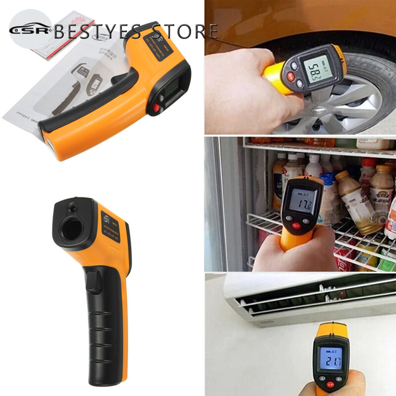 Gm320 infrarot thermometer industrie thermometer lcd display digital ir infrarot thermometer temperatur messer pistole
