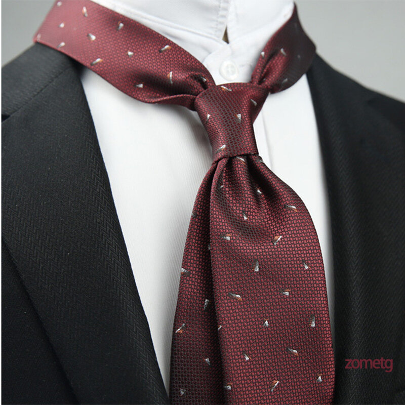 Dasi untuk pria dasi Fashion cetak dasi leher untuk pria bisnis dasi pernikahan dasi 8cm Zometg