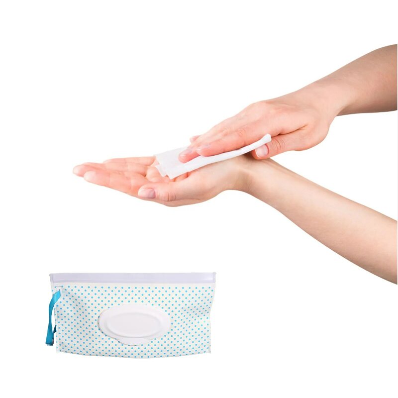 Caixa molhada reusável das toalhetes do curso para o caso do distribuidor das toalhetes do bebê para manter os tecidos molhados frescos