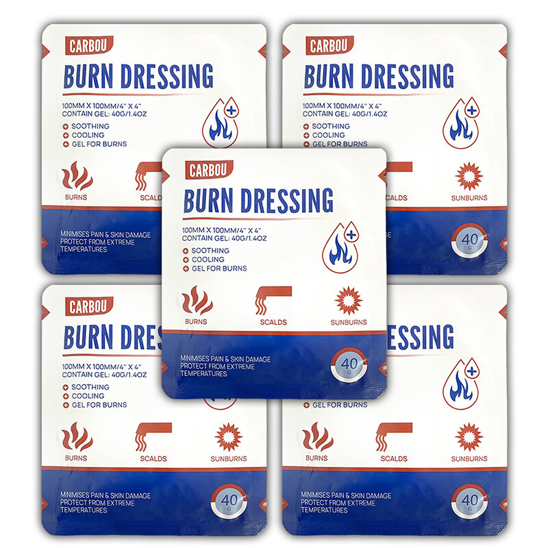 1pc Burn Dressing Gel Hydrogel Sterile Trauma Dressing Advanced Healing For Wounds Care First Aid Burncare Bandage 10cmx10cm