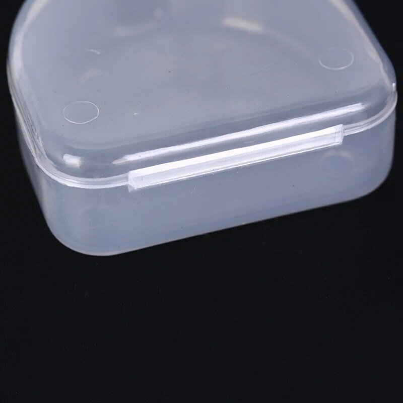Caja de almacenamiento dental para dentaduras postizas, contenedor protector bucal, 6,4x6,5x2,5 cm, 1 unidad
