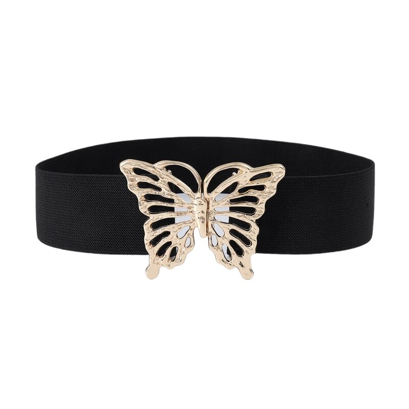 Cinturón cintura para mujer que combina con todo, ligero, lujo, con personalidad, con hebilla mariposa, envío