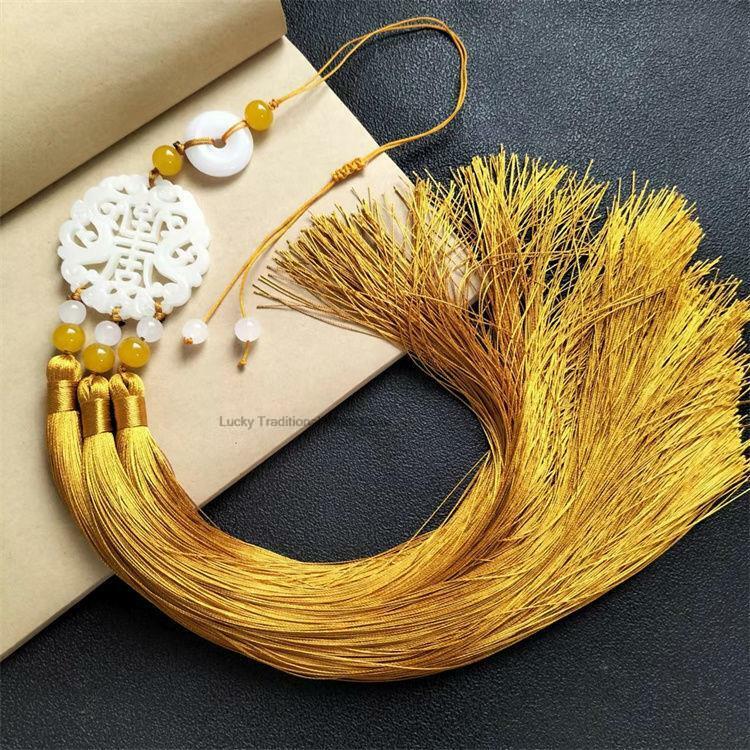 Cinese stile antico vita giada ornamento tessitura Robe nappa ciondolo in vita Robe antico Hanfu accessori di abbigliamento regali P1