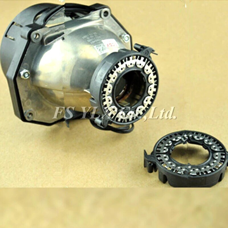 FSYLX 2 buah pemegang adaptor Xenon D1S D1R D1C penyangga bohlam proyektor logam Hella untuk soket dasar lampu HID Xenon D1 D3 D3S