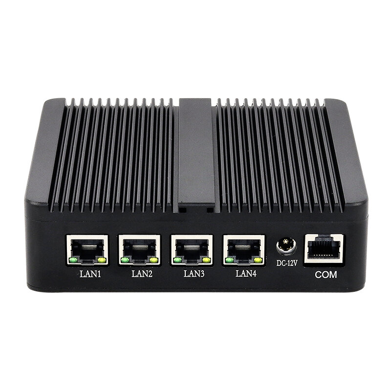 XCY Mini PC Intel Celeron J4125 4x LAN 2,5G intel i225V NIC Firewall Appliance VPN Router Unterstützung Windows Linux centOS Pfsense