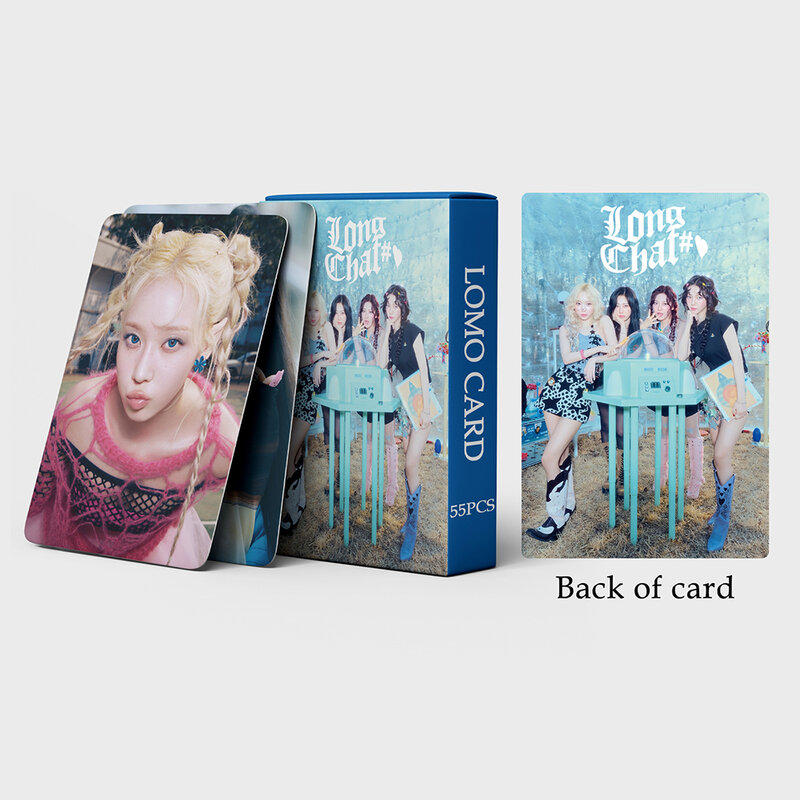 55pcs/set Kpop Lomo Cards New Album SAVAGE WINTER NINGNING Photocard Korean Fashion Cute Fans Gift