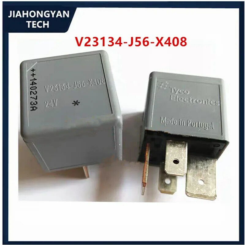 V23134-J56-X408 24VDC 4-pin asli untuk TE Otomotif relay