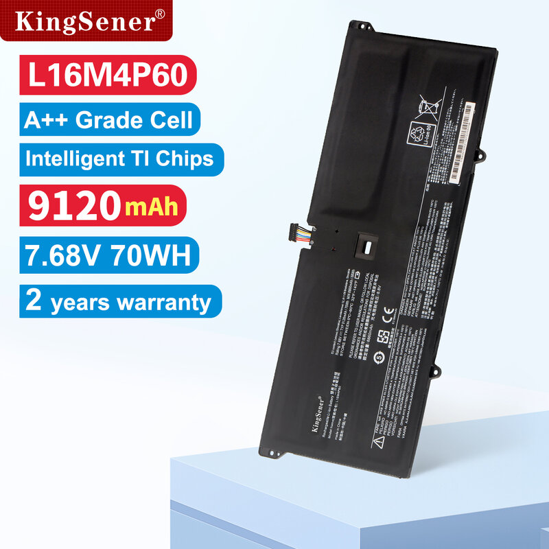 KingSener-batería modelo L16M4P60 para ordenador portátil, parte de PC para Lenovo Yoga 920-13IKB, 6 Pro-13IKB para Ideapad Flex Pro-13IKB L16C4P61, 5B10N01565