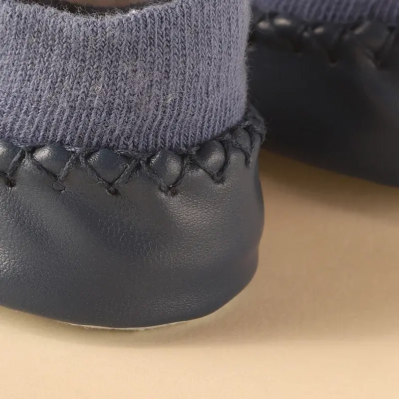 Sepatu kaus kaki bayi, Sneaker lantai anak lelaki perempuan, sol lembut cocok warna
