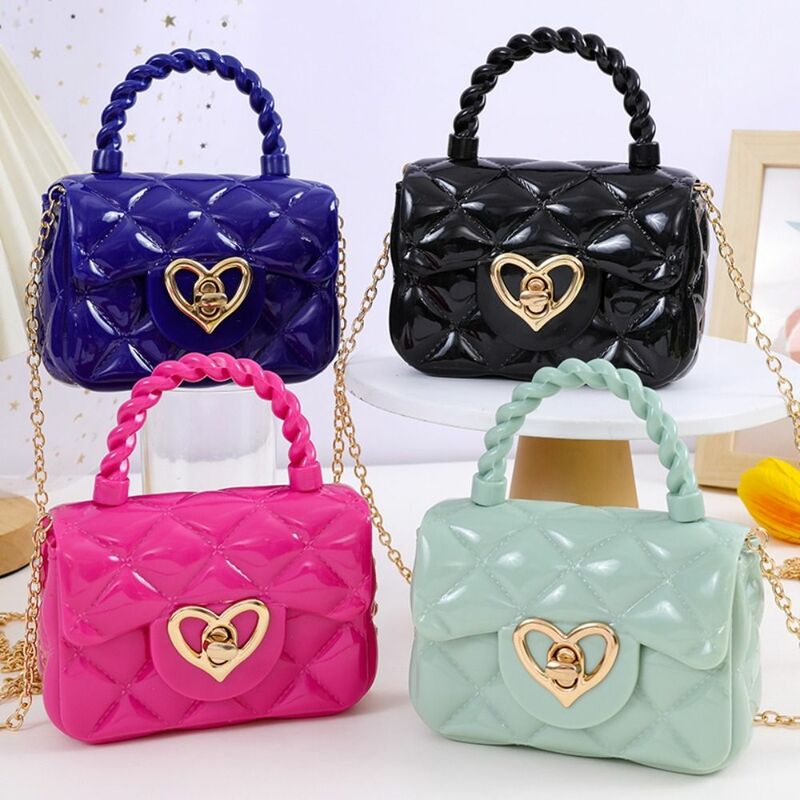 PU Mini Shoulder Bags New Heart Coin Wallets Handbags Women Girls