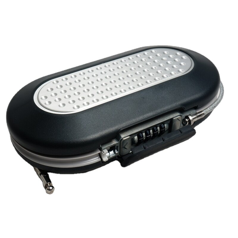 Mini coffre-fort portable avec câble métallique, boîte de rangement avec verrouillage principal, carte d'argent pour bijoux, téléphone portable, partenaires
