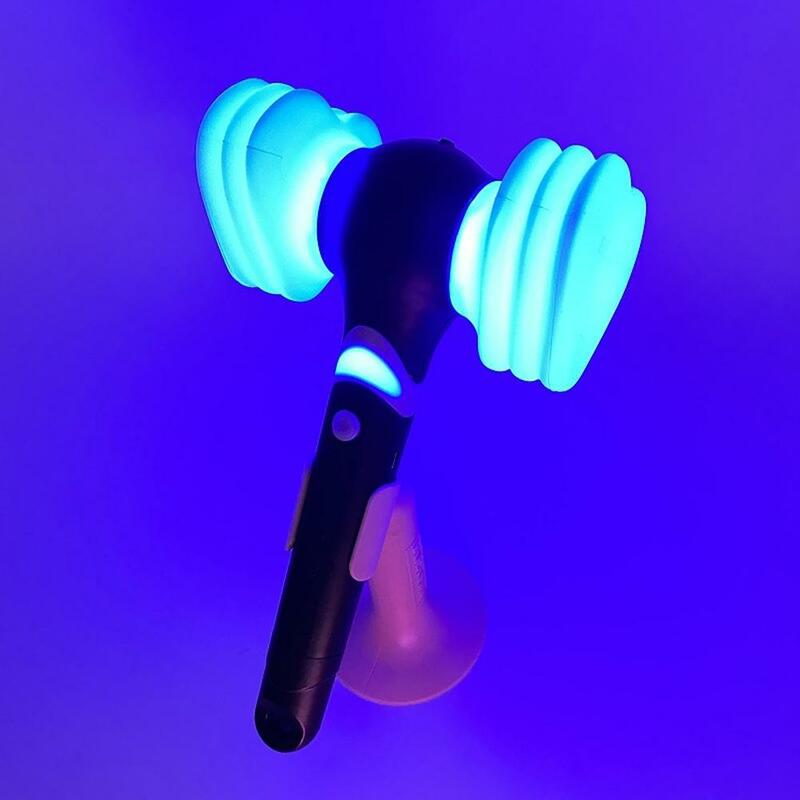 Led Lightstick 램프 망치 모양 깜박이 형광 스틱, 1 세대/2 세대 콘서트 램프 팬 선물 완구