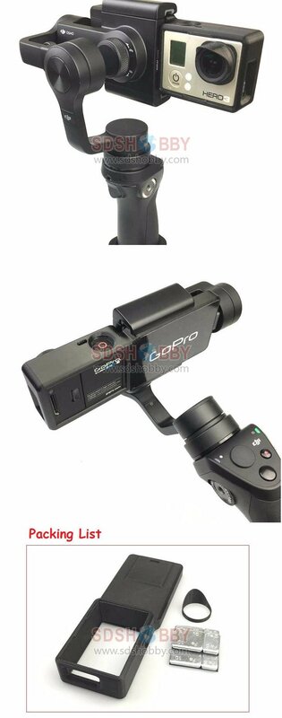 Przełącznik adaptera kamery uchwyt montażowy do GOPRO Hero 3/3 +/4 OSMO mobilna kamera kardanowa