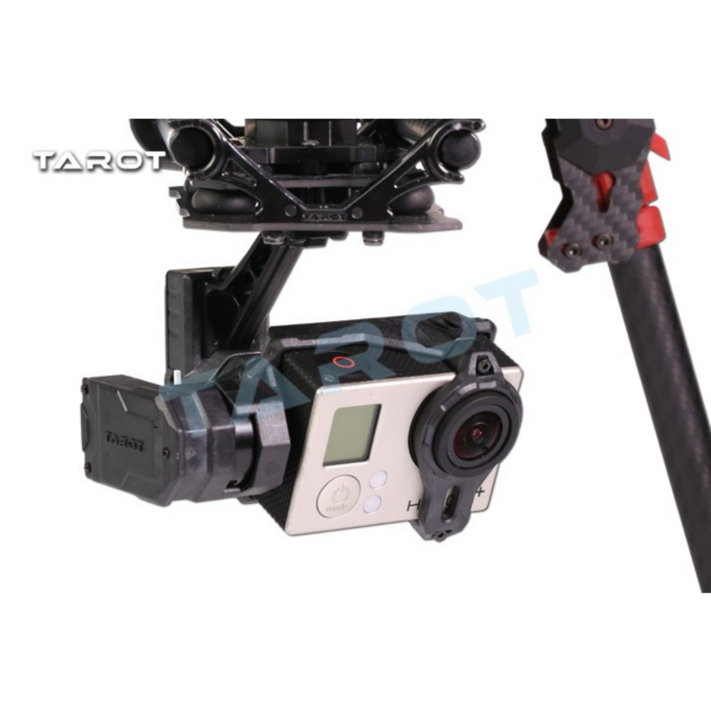 TAROT T4-3D touristes amortisseur 3 axes cardan TL3D02 pour Gopro Hero4/3 +/3 caméra de sport pour FPV Multicopter