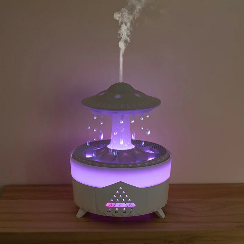 UFO kropla deszczu nawilżacz kropla wody nawilżacz powietrza USB aromaterapia olejki eteryczne Aroma dyfuzor powietrza gospodarstwa domowego Mist Maker Home D