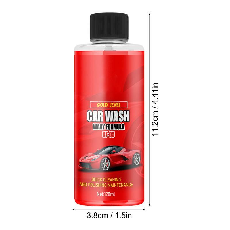 Solución de lavado multiusos para coche, limpiador de superficies líquidas, elimina la grasa para coches, camiones, SUV y motocicletas, 120ml
