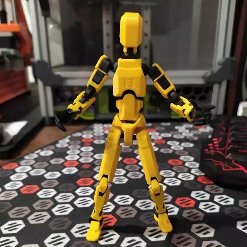 Multi-Jointed Movable Shapeshift Robot 3D Printed Mannequin Lucky 13 Character Figures Toys Parent-children Game For Kids Gifts