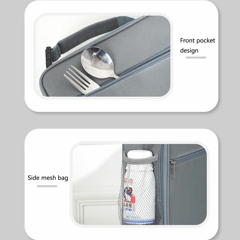 Многоразовый изолированный Ланч-бокс, Премиум водонепроницаемые вместительные мешки для еды, герметичная Портативная сумка для женщин