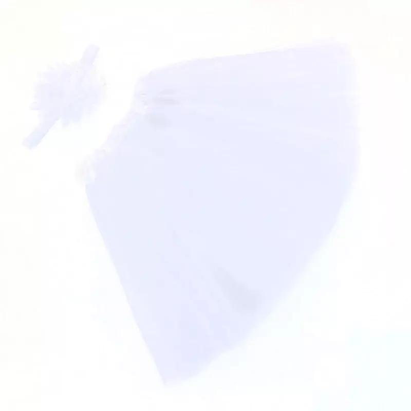 Реквизит для фотосъемки новорожденных детская шифоновая Цветочная юбка из газовой ткани для фотосъемки + повязка для волос милая одежда для маленьких девочек