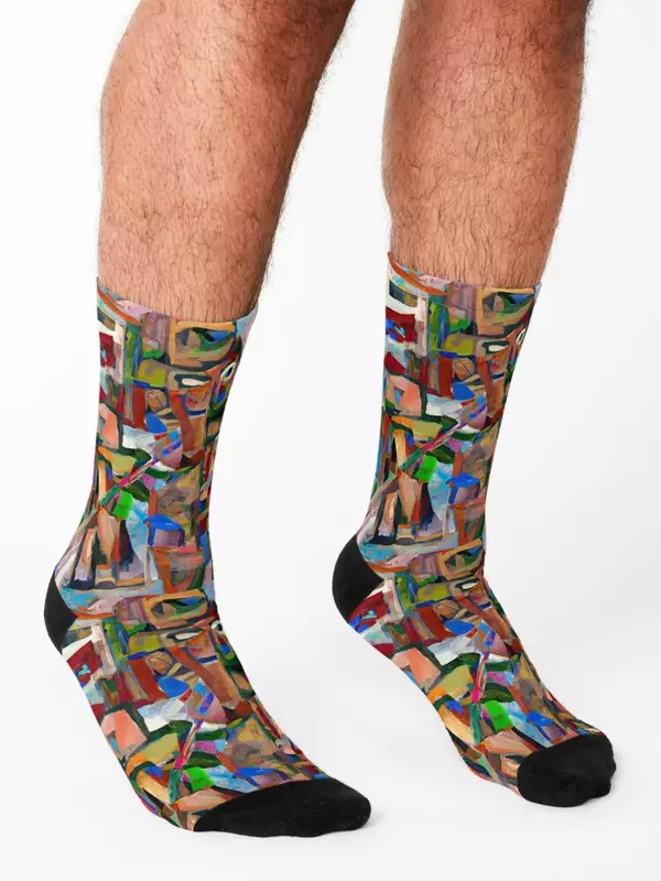 Носки с абстрактным рисунком Роскошные детские носки для регби для мальчиков женские