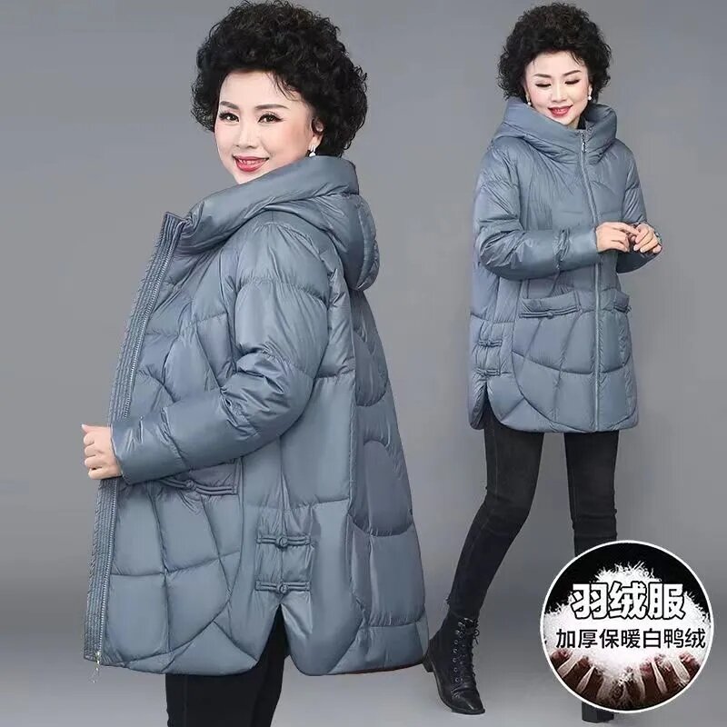 2022 Winter New Jacket Women Down Cotton Jacket Parkas Female Korean Loose Hooded Warm Cotton-Padded Coat Outwear Overcoat Lady
