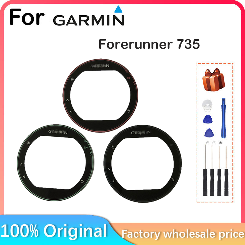 Carcasa de pantalla LCD para reloj Garmin Forerunner 735, 735xt, GPS, cubierta frontal para Garmin Forerunner 735, piezas de reparación y reemplazo