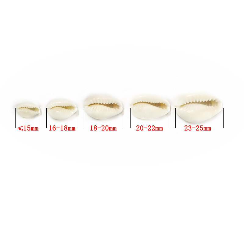 30/50/100 Buah Fahion Manik-manik Kerang Alami Potongan Kerang Laut dengan Lubang Manik-manik untuk Membuat Perhiasan Gelang Kalung Grosir