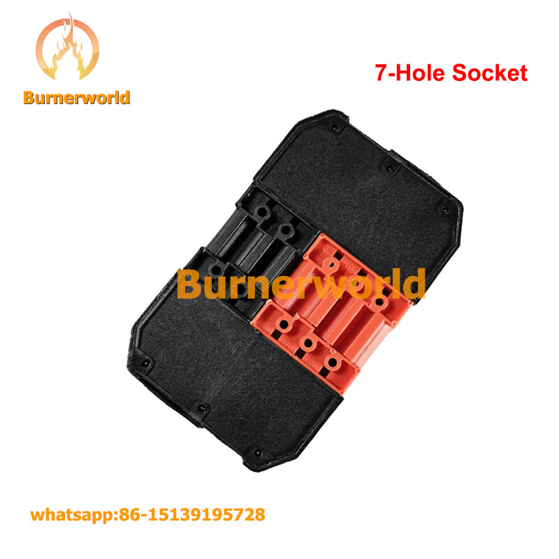 Kotak sambungan khusus untuk pembakar 4-lubang soket batang Multi lubang colokan 7-Pin soket jantan dan rapat