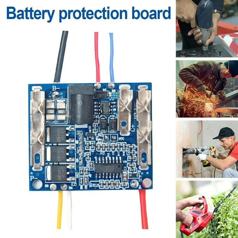 Panneau de protection des outils électriques, cartes de batterie, charge de la batterie au lithium, 18 V, 21V