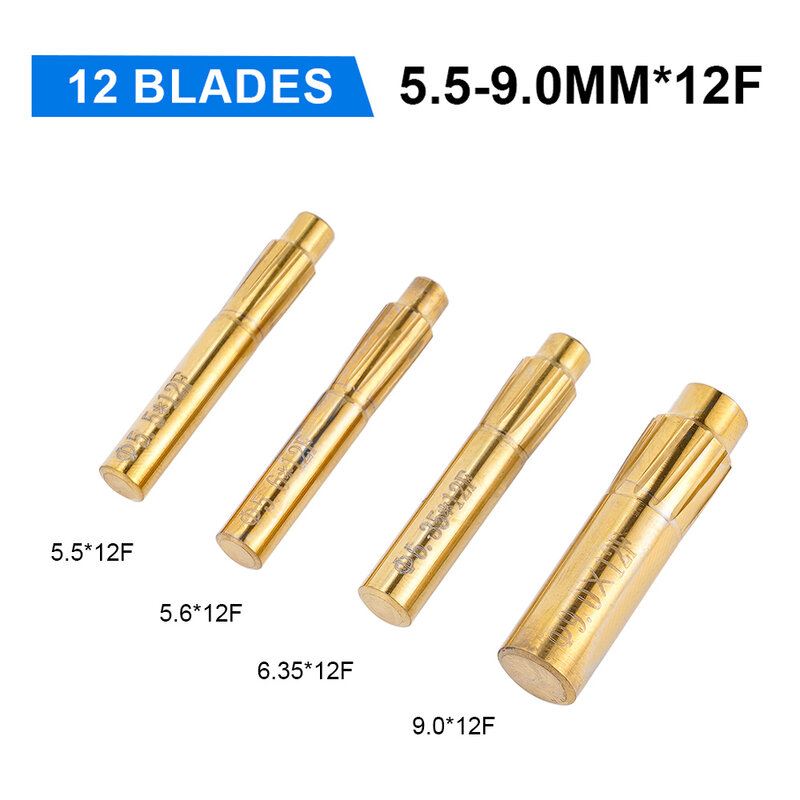 12 blades Drill bit 5.5-9.0mm Drill bit Button Tool 5.5mm 5.6mm mm 6.35mm 9.0mm Helical Machine Tools