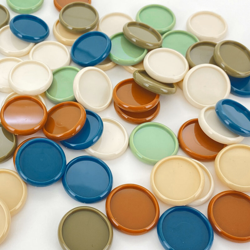 100 stücke 24mm Kunststoff Discs für Notebook und Journal Planer Kunststoff Ring Brust Binder Pilz Loch Binder Ring Büro liefert