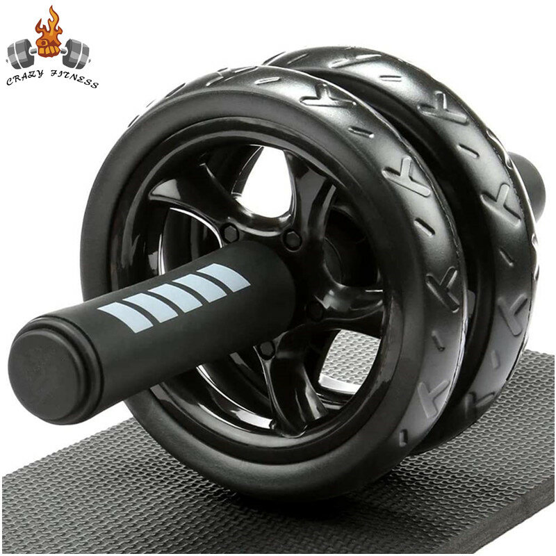 AB Roller Wheel Roller Keep Fit Wheels Home Crunch Artifact No Noise Abdominal Training Equipment for Gym Strength Workouts