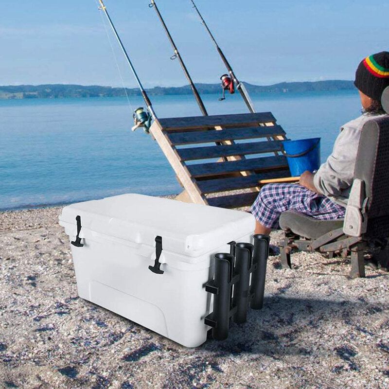 Портативная легкая пластиковая стойка из АБС-пластика для удочки, трубчатый кронштейн для крепления, аксессуары для рыбалки, морской яхты, лодки