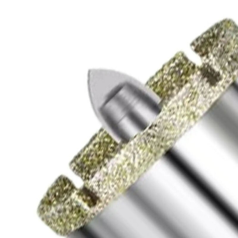 Gelötete Diamant lochs äge mit stabilem Zubehör für Mittel bohrer mit Inbus schlüssel für Fliesen Marmor Granit Stein Porzellan Glas