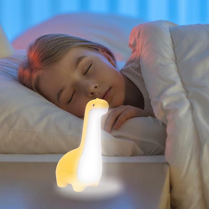 Dinosaurier Licht USB Aufladen Squishy Licht niedlichen Dinosaurier Kinderzimmer Nachtlicht warmes Licht Nachttisch Touch Lampe leuchten für Kleinkind