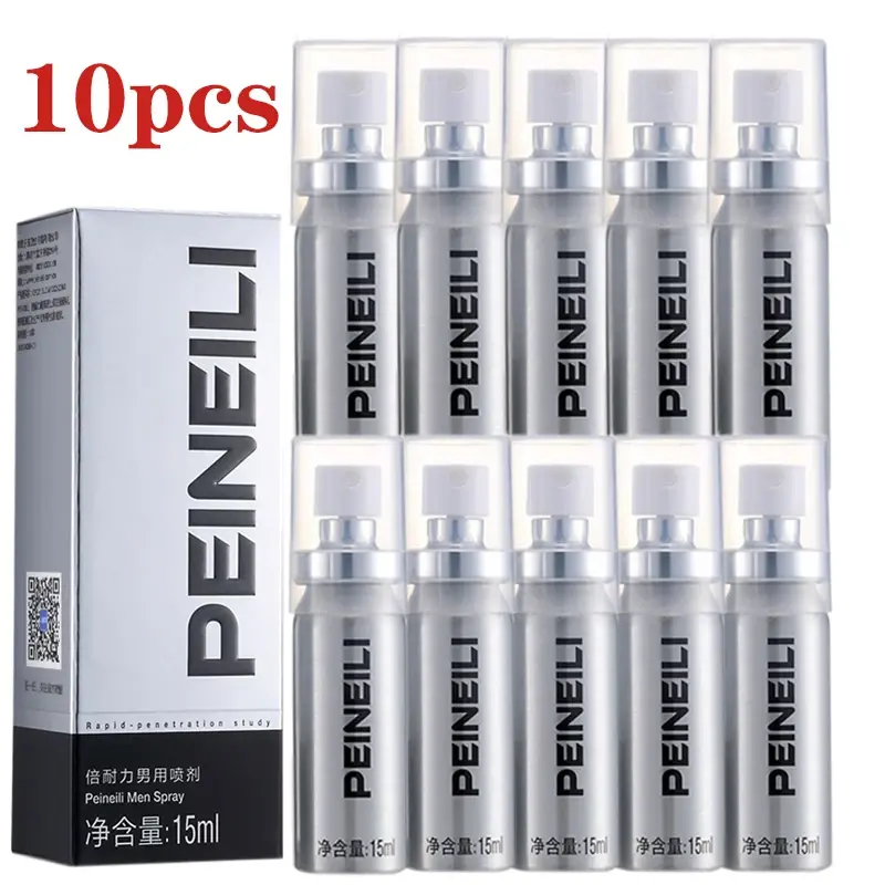 10 Stuks Peineili Long-Last Sex Delay Spray Producten Mannelijke Seks Spray Voor Penis Mannen Voortijdige Ejaculatie Volwassen Producten Te Voorkomen