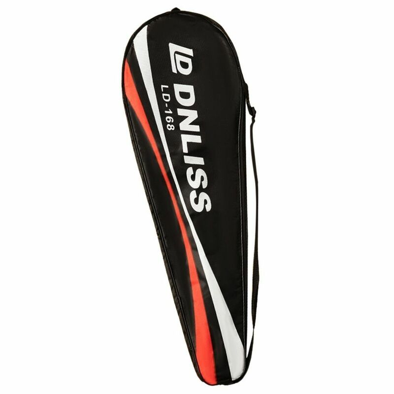 Borsa per racchetta da Badminton da 4 a 6 racchette borsa per volano a spalla singola di grande capacità borsa per racchetta da Tennis regolabile con doppia maniglia