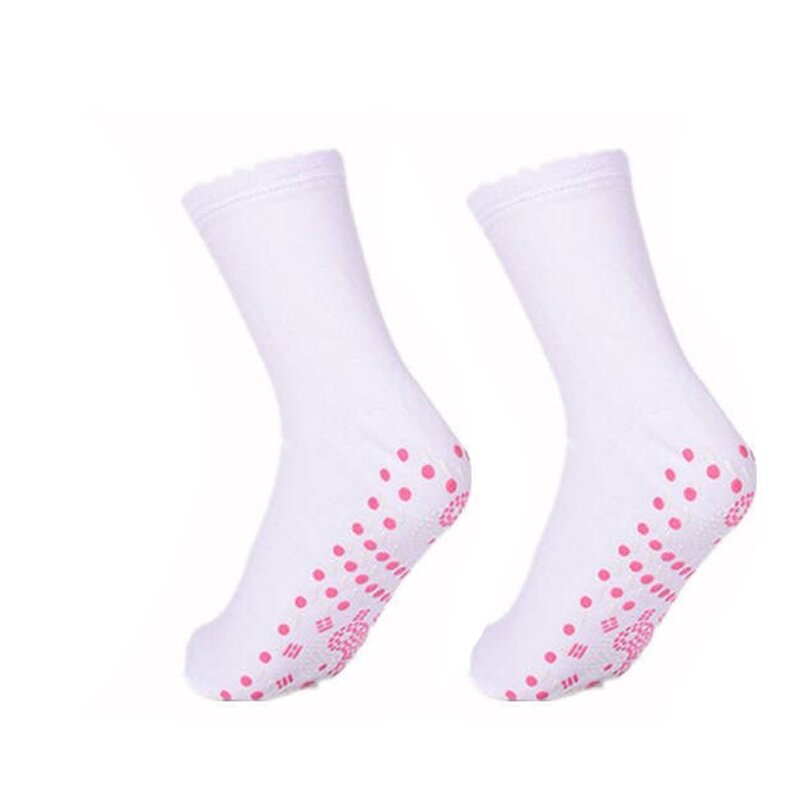 2PCS / PAIR Tourmaline Magnetic Socks Self Heating Therapy Magnetic Therapy Pain Relief Socks Woman Men Self-Heating Sock