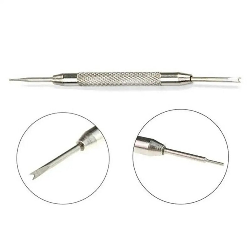 Kit de réparation de bracelet de montre en acier inoxydable, ouvre-bracelet, barres à ressort, goupilles de liaison, outils de retrait