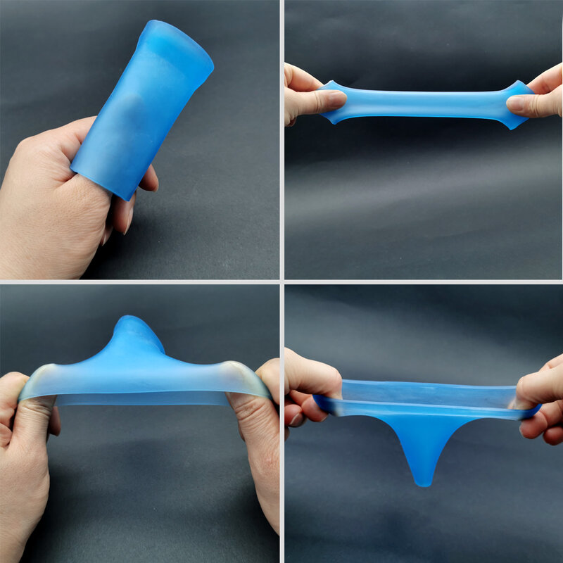 Przedłużające rękawy penisa Glans pokrywa akcesoria do powiększania penisa nosze pompka wielokrotnego użytku silikonowy rękaw różne rozmiary
