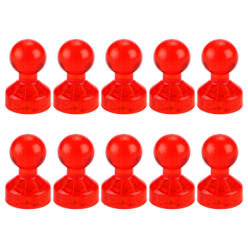 2022 New 10 Counts Magnetic Push Pins Colorful Map Magnets Office Supplies for Fridge Calendars School Whiteboards Bulletboards