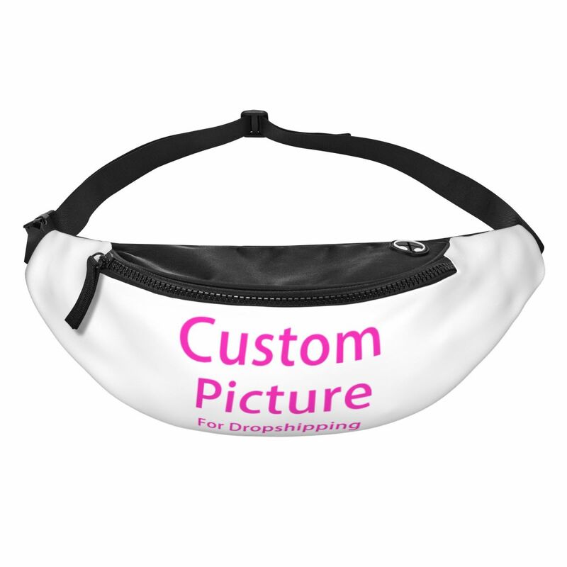 Personalized Custom Photo Logo Fanny Pack Women Custom Customized DIY Print Crossbody Waist Bag for Running Phone Money Pouch