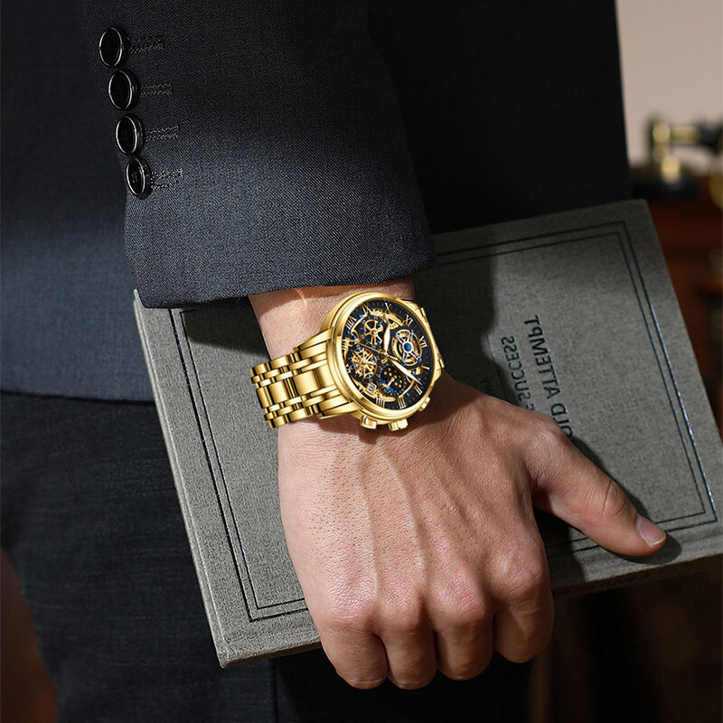 LIGE-Reloj de pulsera deportivo para hombre, accesorio Masculino de marca de lujo, con fecha automática, estilo informal, resistente al agua, con caja