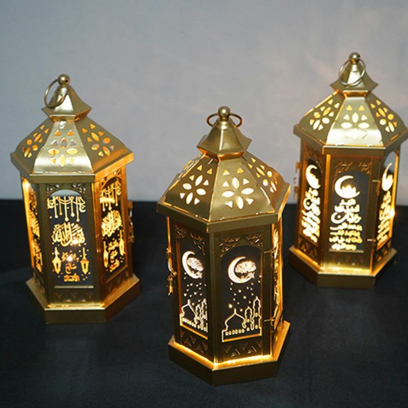 โคมไฟกลางคืน DIY Handmade ตกแต่งของขวัญเครื่องประดับอิสลาม Ramadan Party Supplies DropShipping