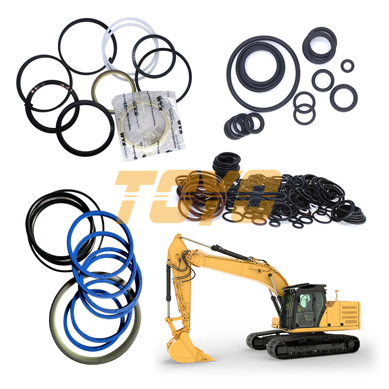 Kit de reparación de cilindro hidráulico, brazo de excavadora, Cubo de brazo, sello para HITA-CHI, ZX110, ZX120, ZX130, ZX135
