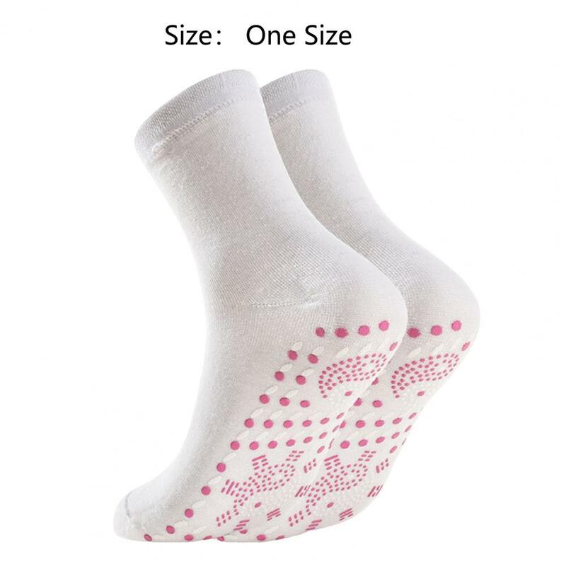 Kaus kaki penghangat, 1 pasang deodoran anti-gesekan Anti beku elastisitas tinggi tetap hangat terapi pemanasan sendiri