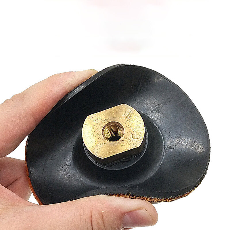 3 "/4" tylna podkładka do diamentowy Pad polerski na bazie gumy tarcza szlifierska uchwyt na hak i pętlę M10/M14 gwint do szlifierki kątowej